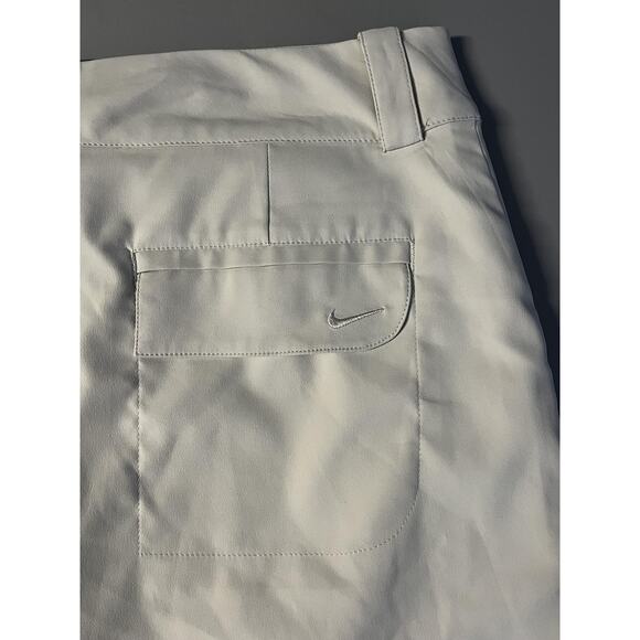 Nike Golf Skort Womens 8 Tan Dri-FIT Tour Performance Zip Pockets 394663-072 - Picture 2 of 10